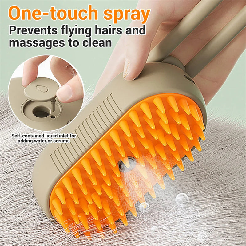 Steam Grooming Brush