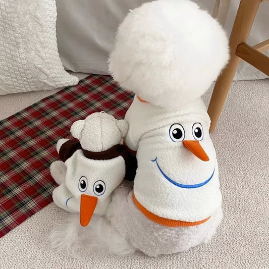 Snowman Dog Hoodie